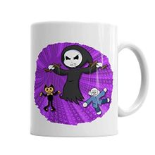 Baskı Dükkanı KB2713 Toddyn Ile Bendy Sans Puppet Roxa Porselen Kupa Bardak