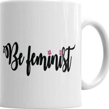 Baskı Dükkanı KB2828 Be Feminist Porselen Kupa Bardak