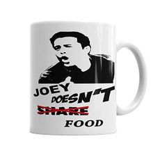 Baskı Dükkanı KB3026 Joey Series De Tv Anos 90 Friends Porselen Kupa Bardak
