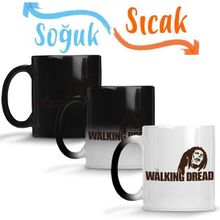 Baskı Dükkanı KB3362 The Walking Dread Marrom Porselen Kupa Bardak