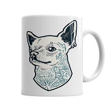 Baskı Dükkanı KB3476 Bad Chihuahua Porselen Kupa Bardak