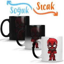 Baskı Dükkanı KB3514 Deadpool Kıd Porselen Kupa Bardak