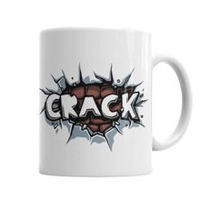 Baskı Dükkanı KB3542 Crack Porselen Kupa Bardak