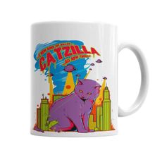 Baskı Dükkanı KB3598 Catzilla Porselen Kupa Bardak