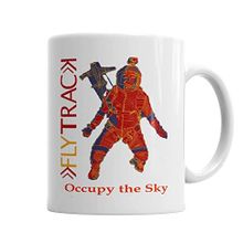 Baskı Dükkanı KB3610 Flytrack Occupy The Sky Porselen Kupa Bardak