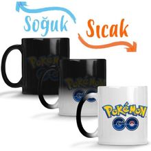 Baskı Dükkanı KB3669 Dragon Ball X Pokemon Porselen Kupa Bardak
