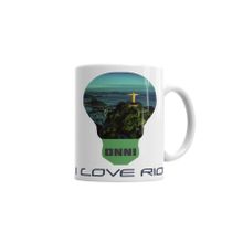 Baskı Dükkanı KB3706 I Love Rio Porselen Kupa Bardak