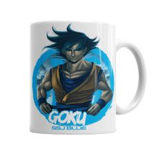 Baskı Dükkanı KB3764 Goku Ssj Blue Porselen Kupa Bardak