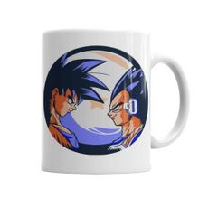 Baskı Dükkanı KB3772 Goku Ile Vegeta Porselen Kupa Bardak