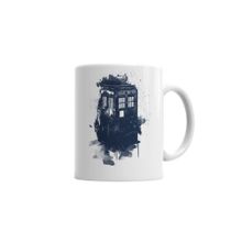 Baskı Dükkanı KB394 Doctor Whotardis Splash Style Porselen Kupa Bardak
