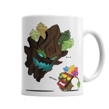 Baskı Dükkanı KB3968 Maokai Ile Mascara Crash Porselen Kupa Bardak