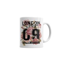 Baskı Dükkanı KB3985 Londron Soho Porselen Kupa Bardak