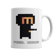 Baskı Dükkanı KB4024 Pixel Ninja Porselen Kupa Bardak
