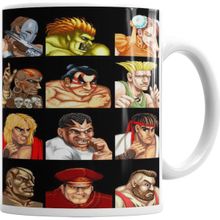 Baskı Dükkanı KB4031 Personagens Street Fighter Porselen Kupa Bardak