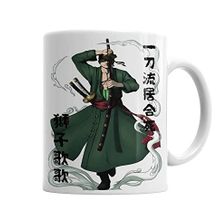 Baskı Dükkanı KB4163 Roronoa Zoro One Piece Porselen Kupa Bardak