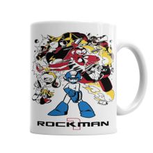 Baskı Dükkanı KB4164 Rockman Megaman Porselen Kupa Bardak