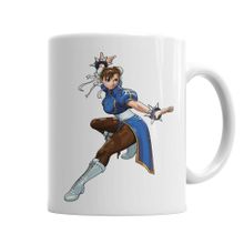 Baskı Dükkanı KB4263 Street Fighter Chun Li Blue Porselen Kupa Bardak