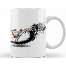 Baskı Dükkanı KB4271 Street Fighter Ryu Porselen Kupa Bardak