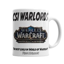 Baskı Dükkanı KB4315 World Of Warcraft Csı Warlords Porselen Kupa Bardak