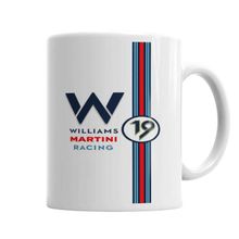 Baskı Dükkanı KB4331 Williams Martini Racing Formula 1 Porselen Kupa Bardak