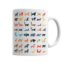 Baskı Dükkanı KB4424 Animal World Porselen Kupa Bardak