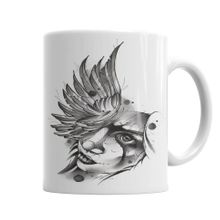 Baskı Dükkanı KB4429 Angel Sketch Porselen Kupa Bardak