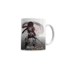 Baskı Dükkanı KB4569 Attack On Titan Mikasa Porselen Kupa Bardak