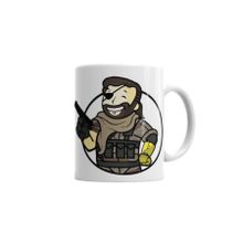 Baskı Dükkanı KB4699 Big Boss Vault Boy Porselen Kupa Bardak