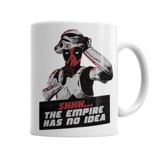 Baskı Dükkanı KB4808 Deadpool Shhh Porselen Kupa Bardak