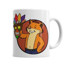 Baskı Dükkanı KB4883 Crash Bandicoot Vault Boy Porselen Kupa Bardak