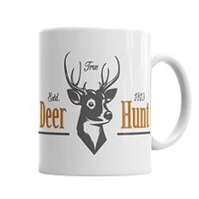 Baskı Dükkanı KB4997 Deer Hunt Porselen Kupa Bardak
