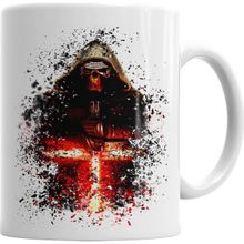 Baskı Dükkanı KB5116 Kylo Ren Star Wars Porselen Kupa Bardak