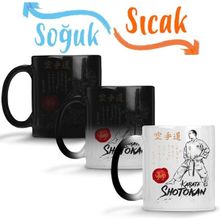 Baskı Dükkanı KB5145 Karate Shotokan Dojo Kun Porselen Kupa Bardak