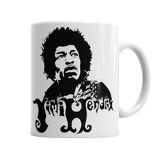 Baskı Dükkanı KB5162 Jimi Hendrix Porselen Kupa Bardak