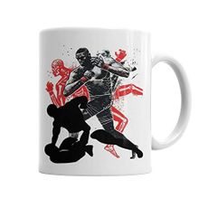 Baskı Dükkanı KB5252 Mma Mixed Martial Arts Porselen Kupa Bardak