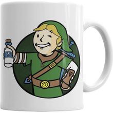 Baskı Dükkanı KB5300 Link Vault Boy Porselen Kupa Bardak