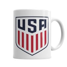 Baskı Dükkanı KB5421 Usa Soccer Team Porselen Kupa Bardak