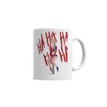 Baskı Dükkanı KB547 Harley Quinn Ha Ha Ha Porselen Kupa Bardak
