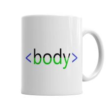 Baskı Dükkanı KB5477 Tag Body Porselen Kupa Bardak