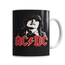 Baskı Dükkanı KB5533 Ac Dc Angus Young Porselen Kupa Bardak