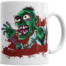 Baskı Dükkanı KB5557 Zombi Porselen Kupa Bardak