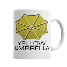 Baskı Dükkanı KB5580 Yellow Umbrella Porselen Kupa Bardak