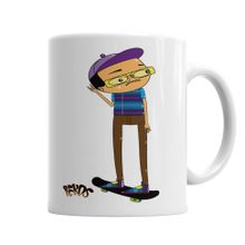 Baskı Dükkanı KB5612 Bekos Artes Sk8 Porselen Kupa Bardak