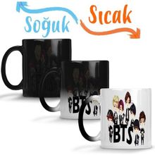 Baskı Dükkanı KB5648 Babylook Kpop Bangtan Boys Bts Team Integrantes Kupa Bardak