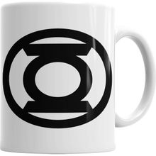 Baskı Dükkanı KB566 Green Lantern Porselen Kupa Bardak