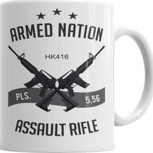 Baskı Dükkanı KB5668 Assault Rifle Porselen Kupa Bardak