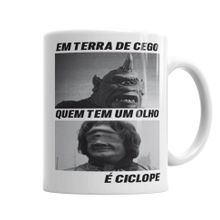 Baskı Dükkanı KB5902 Em Terra De Cego Camiseta Branca Porselen Kupa Bardak