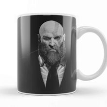 Baskı Dükkanı KB594 God Of War Kratos Porselen Kupa Bardak