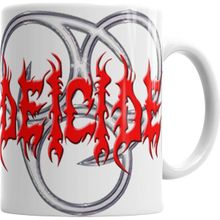 Baskı Dükkanı KB6000 Deicide Logo Porselen Kupa Bardak