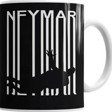 Baskı Dükkanı KB6001 Futebol Raiz Camisa Neymar Porselen Kupa Bardak
